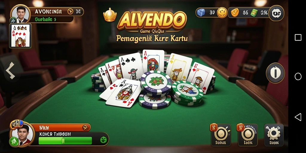 Tampilan gameplay QiuQiu yang seru dan menantang di ALVENDO.