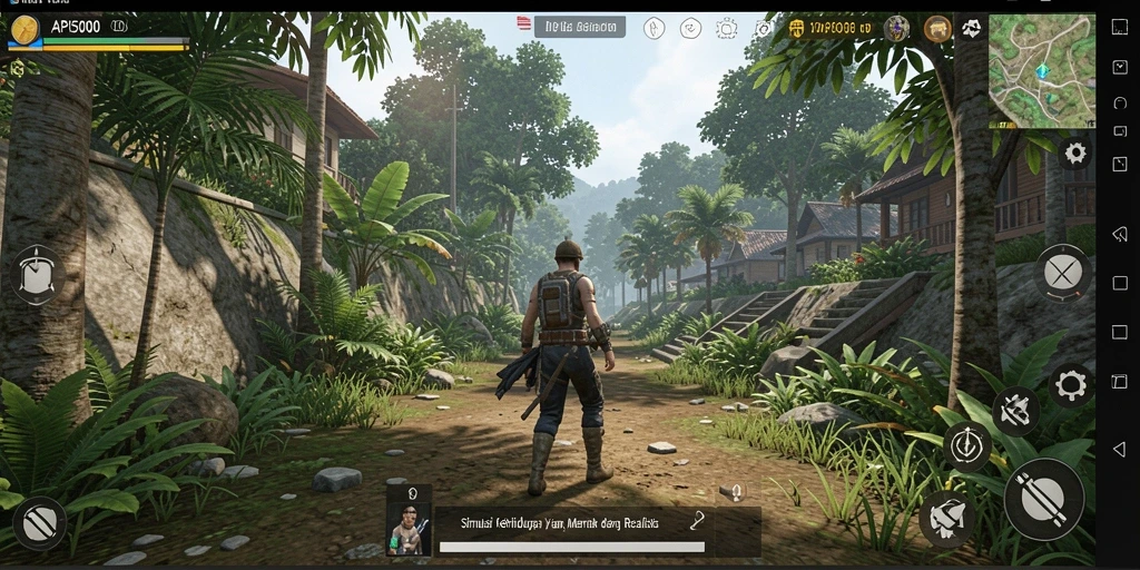 Tampilan screenshot API5000 menampilkan pengalaman simulasi kehidupan yang mendalam.