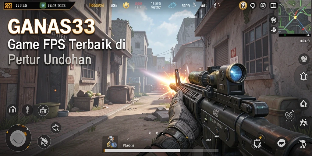 Tampilan gameplay GANAS33 yang mendebarkan dengan aksi tembak-menembak.