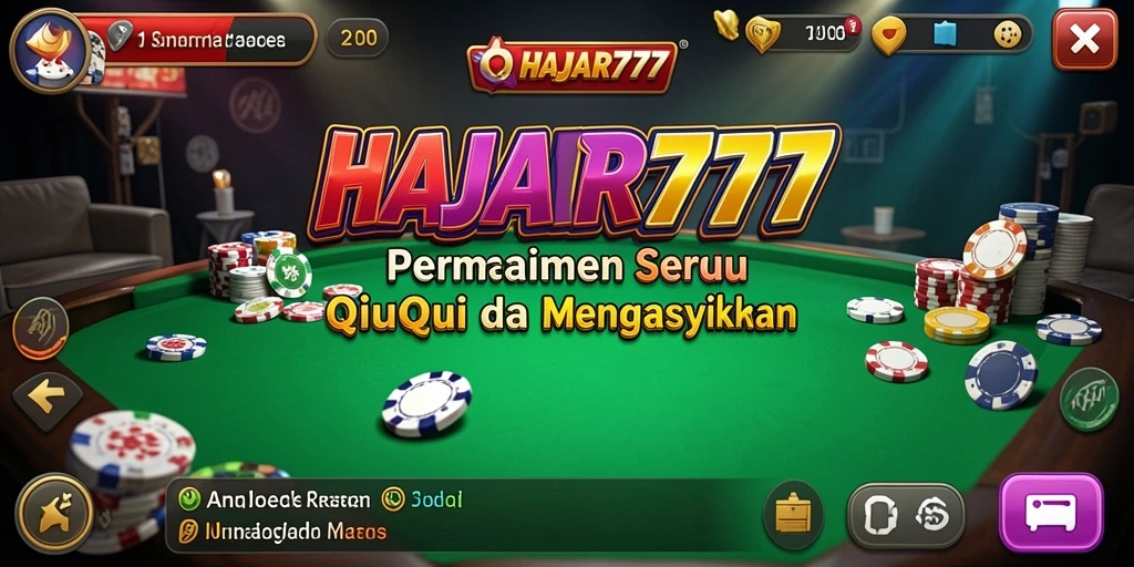 Screenshot gameplay QiuQiu HAJAR777 yang seru dan mengasyikkan.