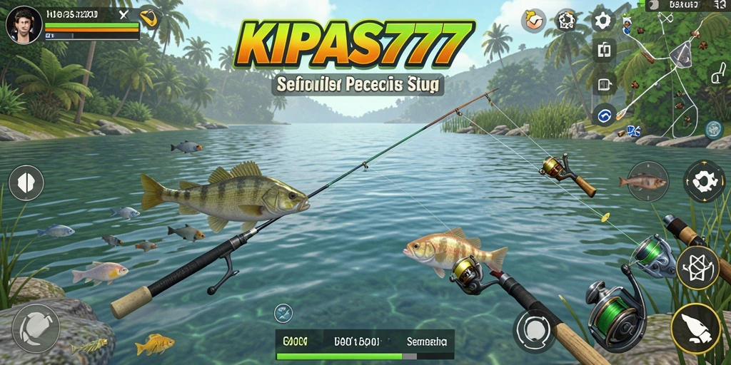 Tampilan gameplay KIPAS777 dengan grafis memancing yang menakjubkan.