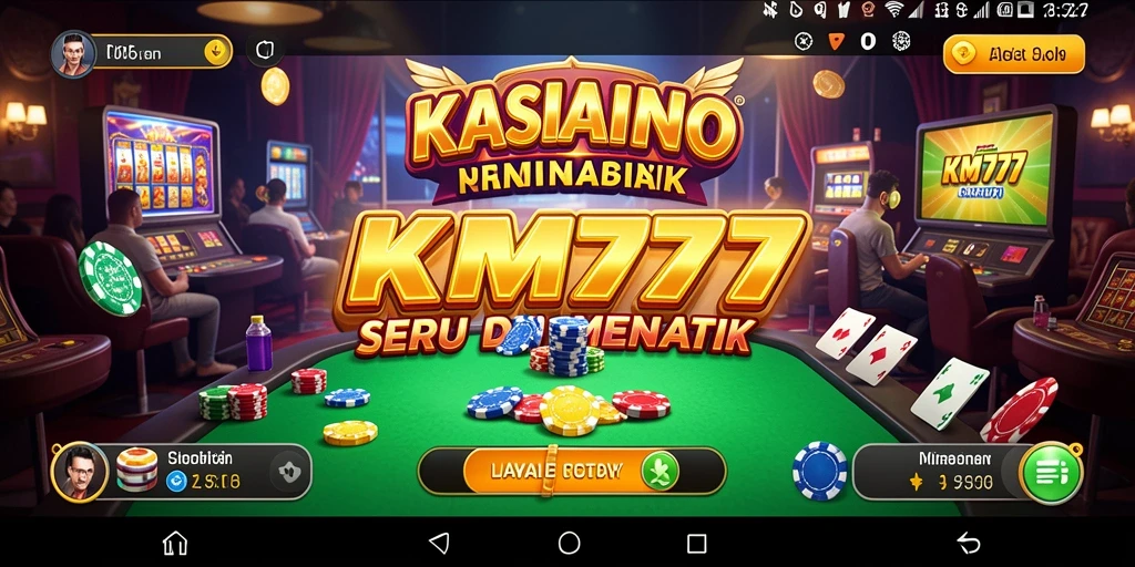 Tangkapan layar dari permainan Kasino yang mendebarkan di KM777.