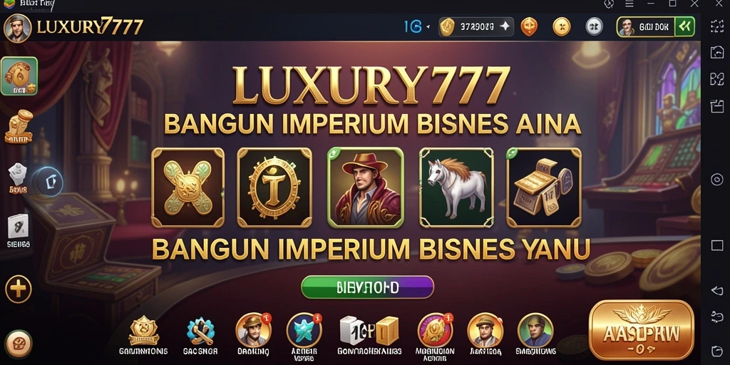 Tampilan gameplay menarik dalam LUXURY777 dengan fitur Tycoon.