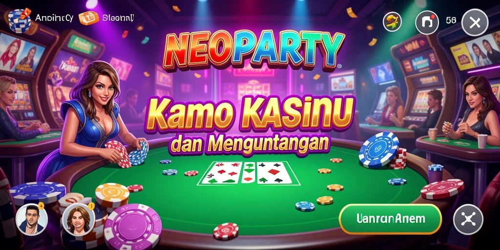 Tampilan permainan Kasino yang mengasyikkan di NEOPARTY.