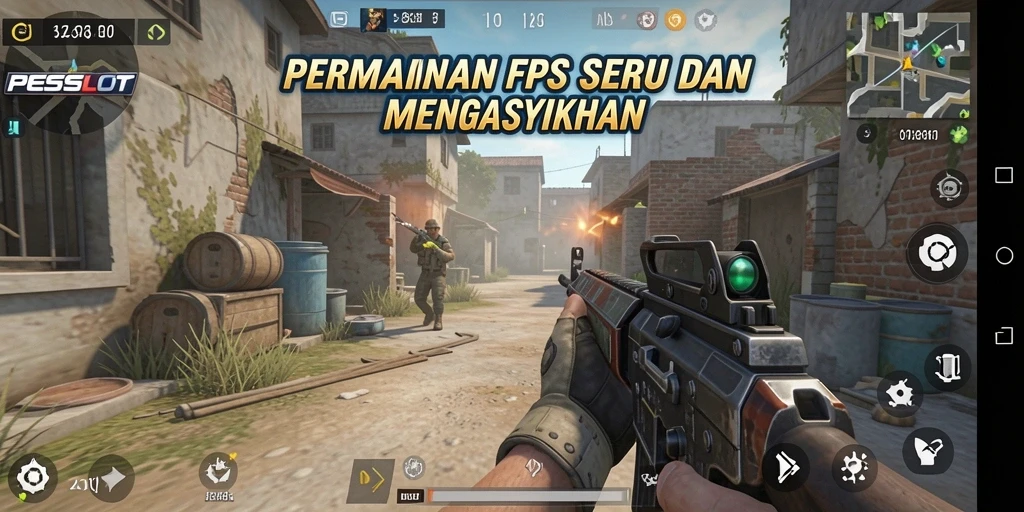 Tampilan menarik dari gameplay intens di PESGSLOT.