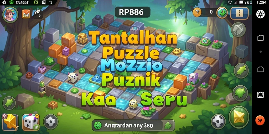 Tampilan gameplay menarik dari RP886 dengan tantangan Puzzle.