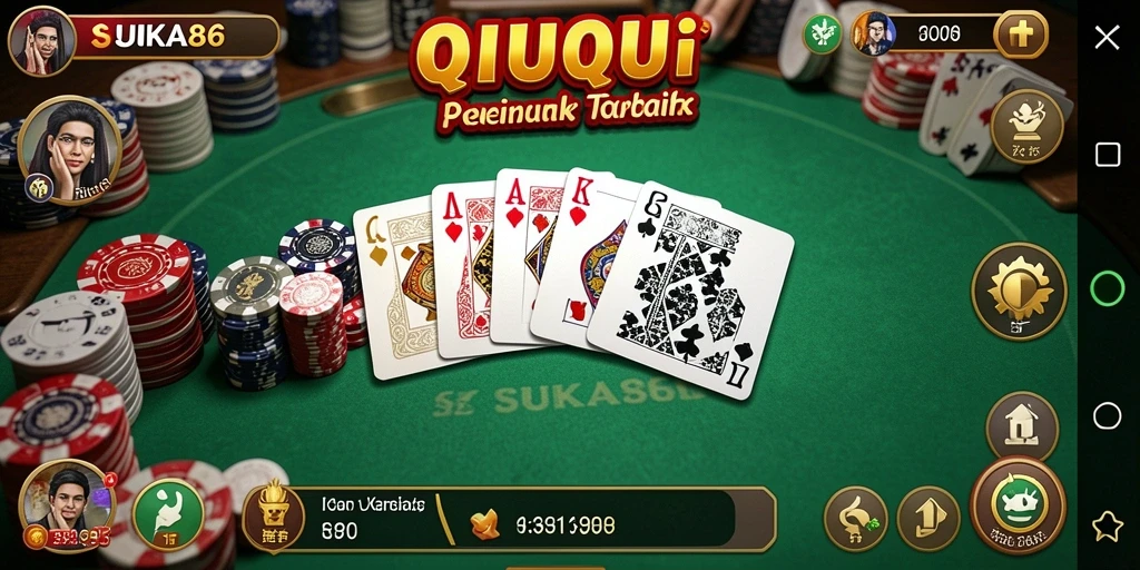 Screenshot SUKA86 menunjukkan keseruan permainan QiuQiu.