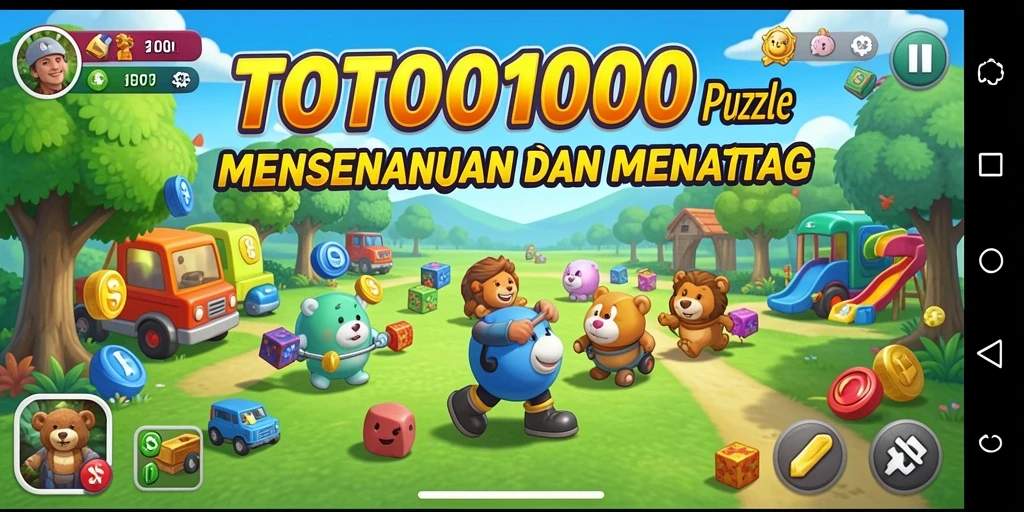 Tampilan gameplay TOTO1000 yang menarik dan menantang.