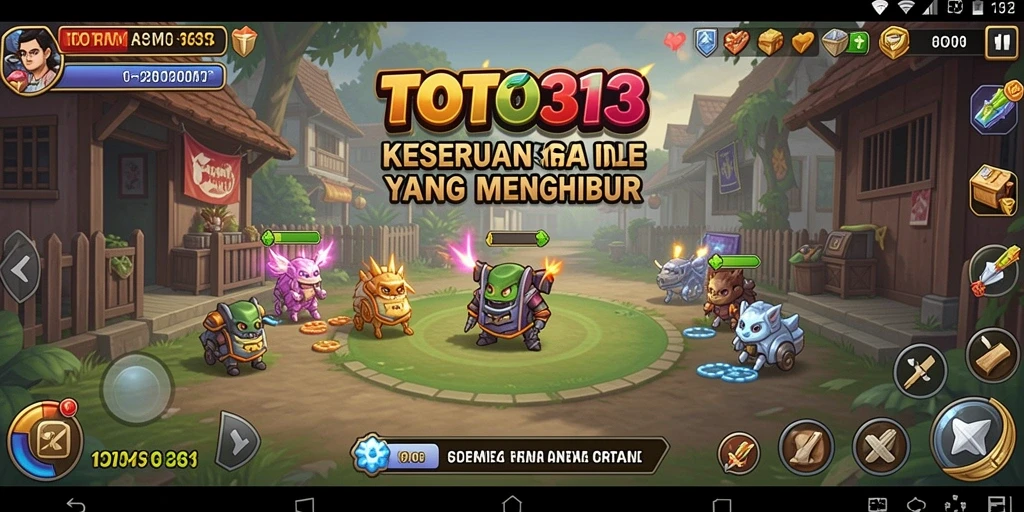 Tampilan gameplay TOTO313 yang menarik dengan karakter yang terus berkembang.