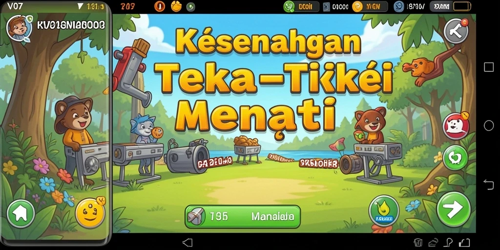 Tampilan gameplay seru dengan berbagai teka-teki menantang di V07.